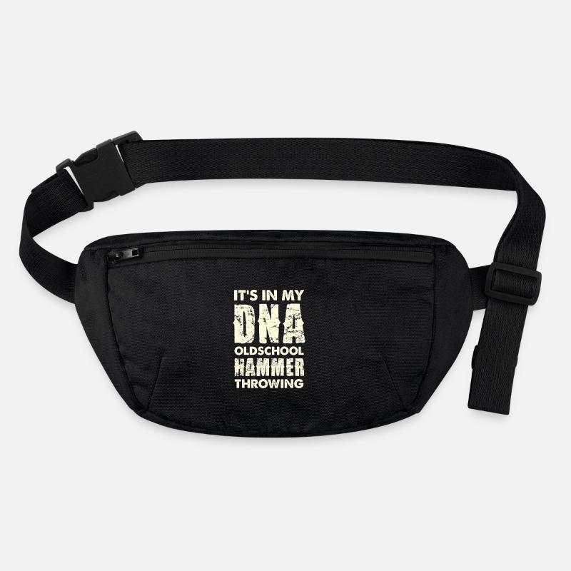 Lancer de marteaux à l’ancienne à l’ADN - Sac banane recyclé Stanley/Stella - noir