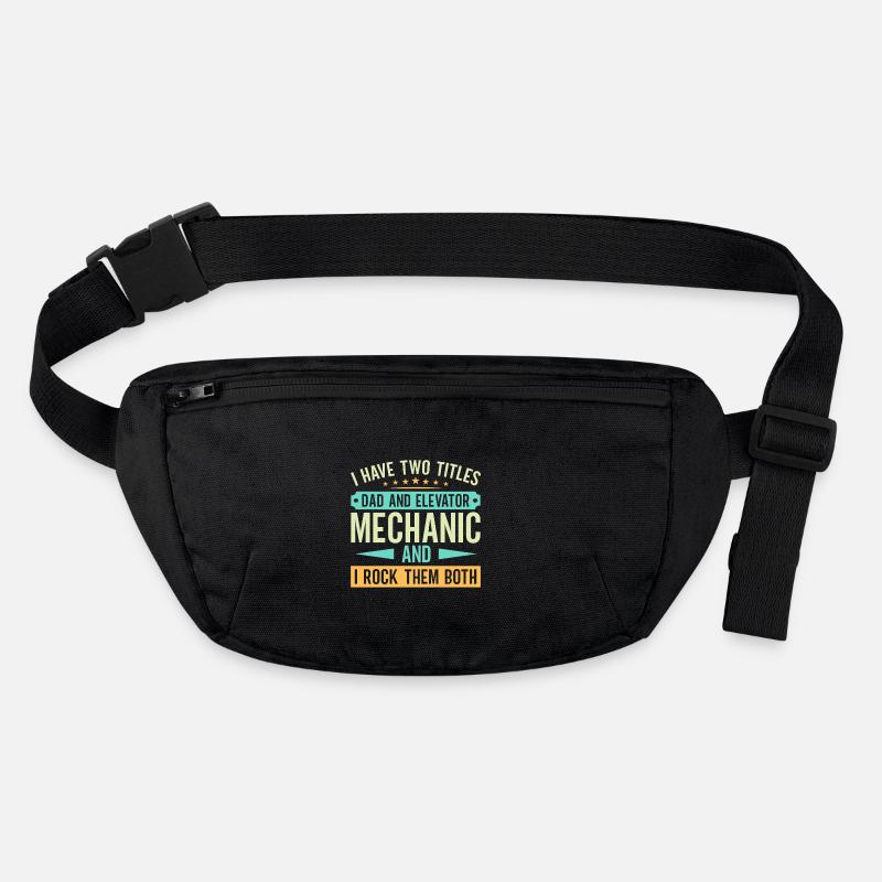 Elevator Mechanic - Dad And Elevator Mechanic Stanley/Stella recycled Hip Bag 