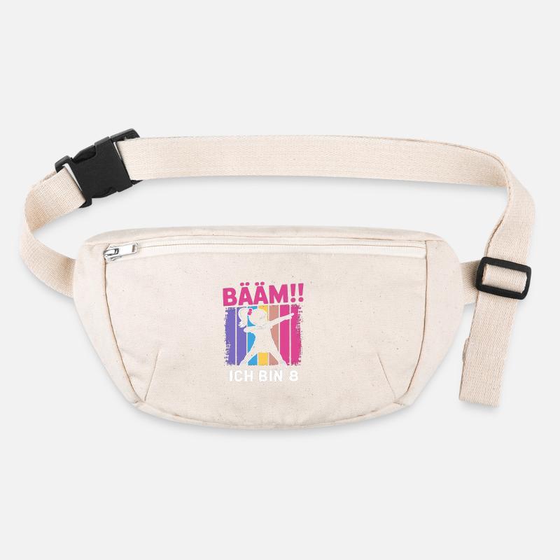 Bääm Ich bin 8 Dabbing Mädchen 8. Geburtstag Stanley/Stella recycelte Gürteltasche
