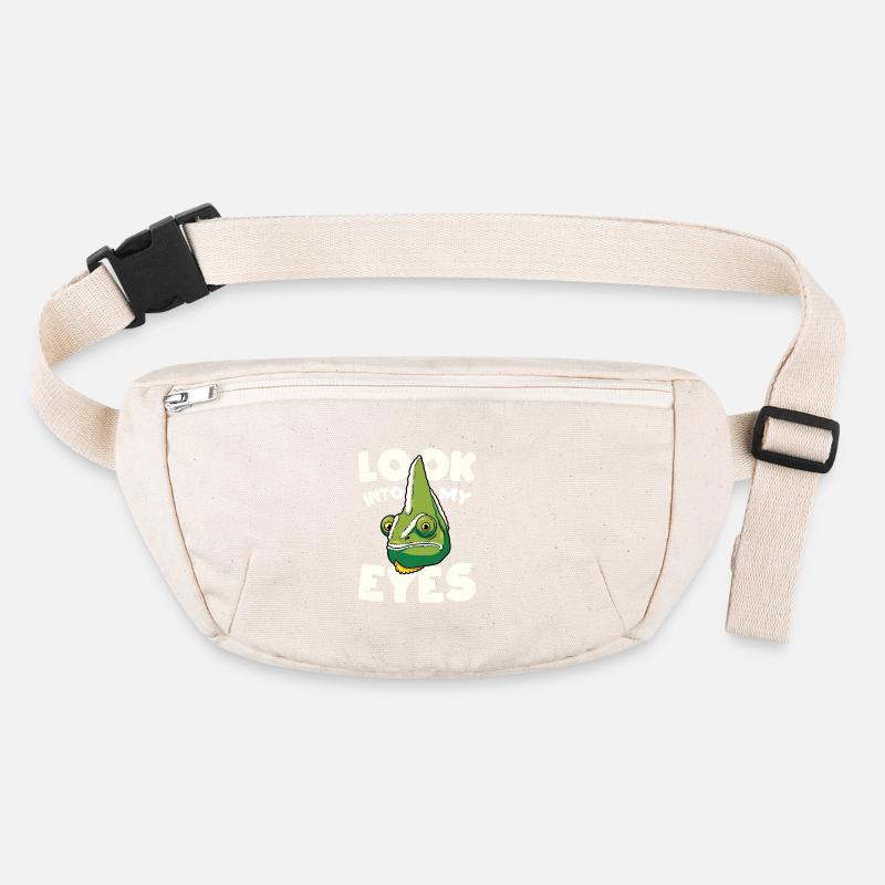 Regarde-moi dans les yeux, design caméléon drôle Sac banane recyclé Stanley/Stella