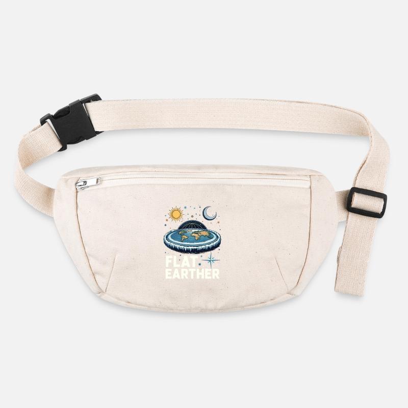 Flat-earthers Stanley/Stella recycled Hip Bag 