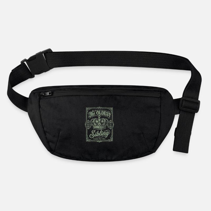 The Oldest Sibling I Make The Rules Vintage Crest Stanley/Stella recycelte Gürteltasche