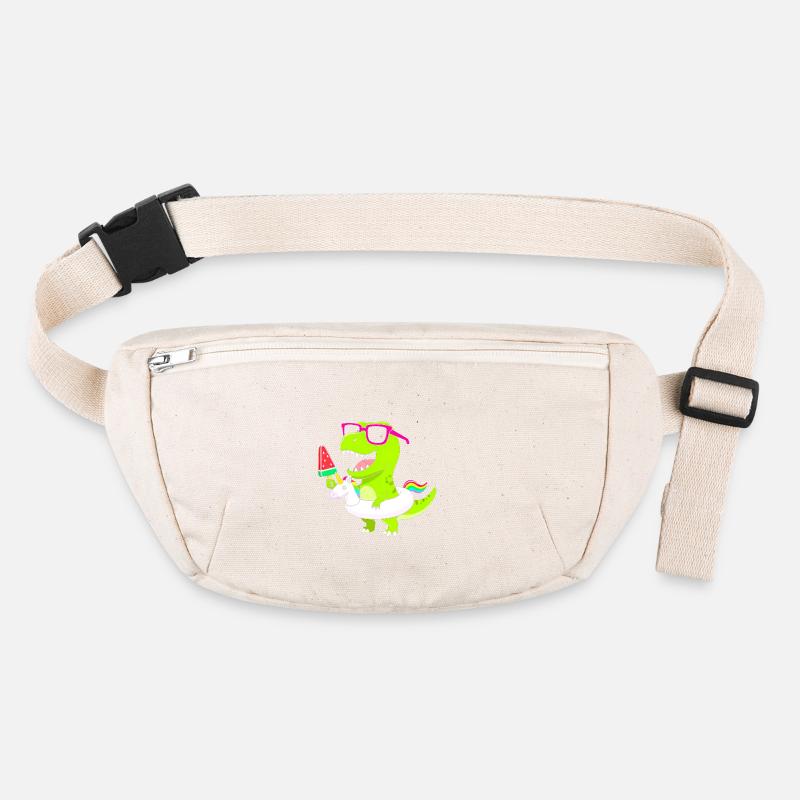 Neon-Dino mit Eis und Einhorn Stanley/Stella recycelte Gürteltasche