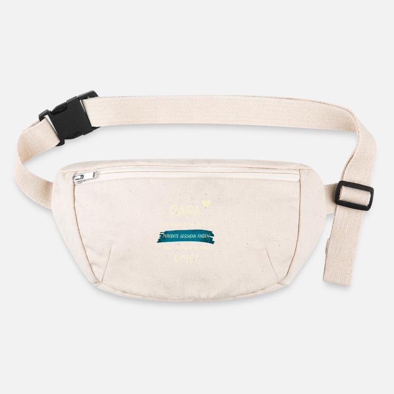 Papa Perfektes Geschenk Lustig Vatertag Stanley/Stella recycelte Gürteltasche