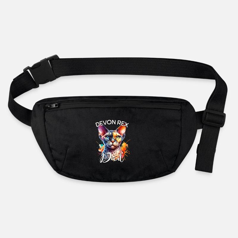 Devon Rex Papa Stanley/Stella recycelte Gürteltasche