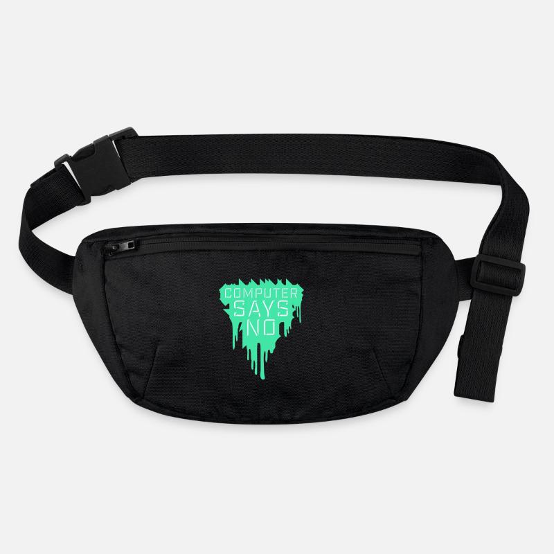 Computer Says No Funny Programmer Nerd Technique Stanley/Stella recycled Hip Bag 