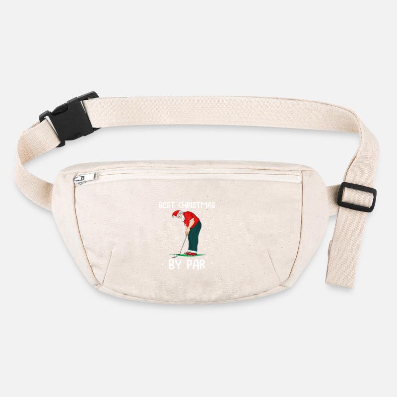 Golfende Weihnachtsmann durch Par Stanley/Stella recycelte Gürteltasche