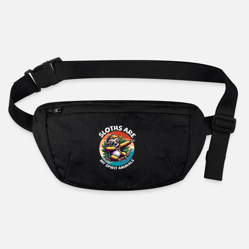 Funny Sloth Sayings Stanley/Stella recycled Hip Bag 