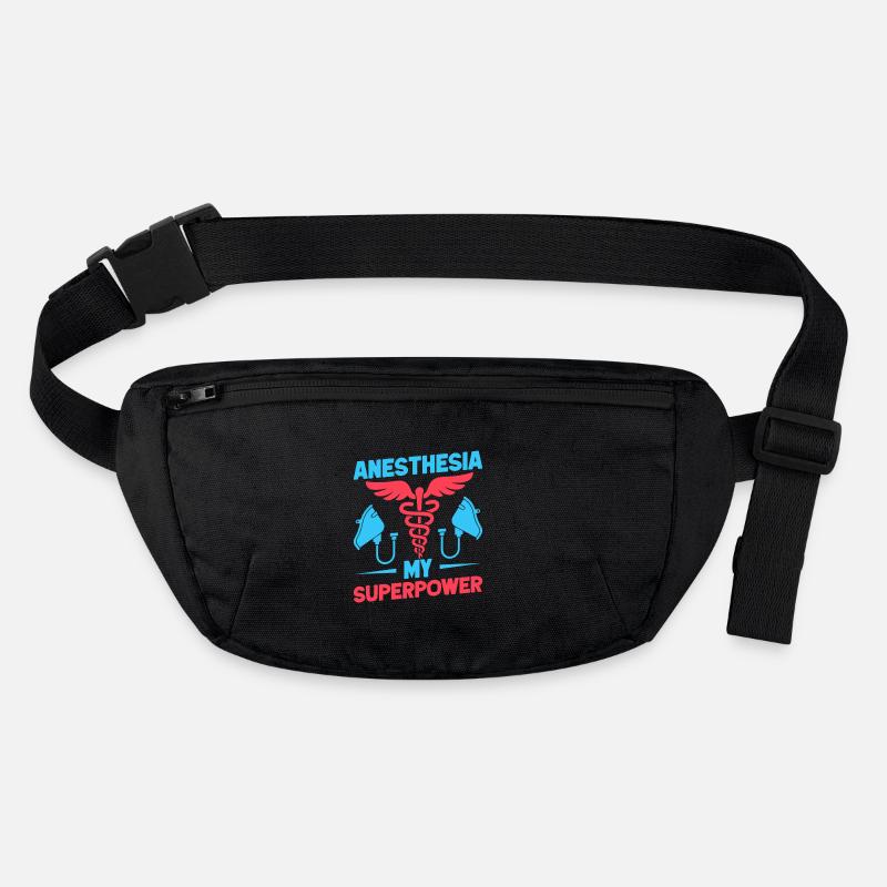 Anesthesiologist My Superpower Anesthesia Stanley/Stella recycled Hip Bag 