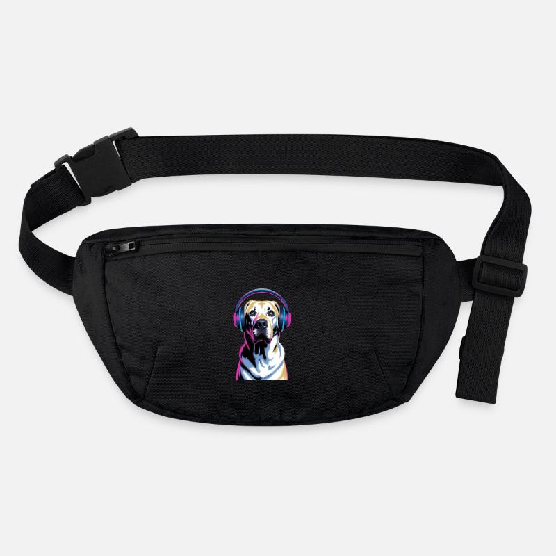 Labrador avec casque Sac banane recyclé Stanley/Stella