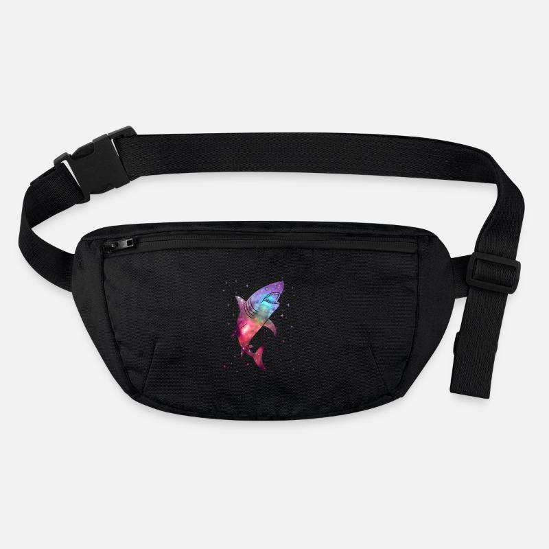 Shark Sharks Space Men Kids Boys Shark Stanley/Stella recycled Hip Bag 