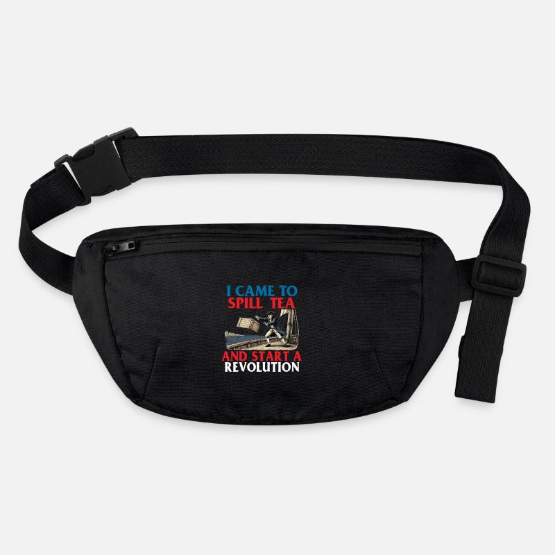 Spill Tea Start Revolution History Pun Stanley/Stella recycled Hip Bag 