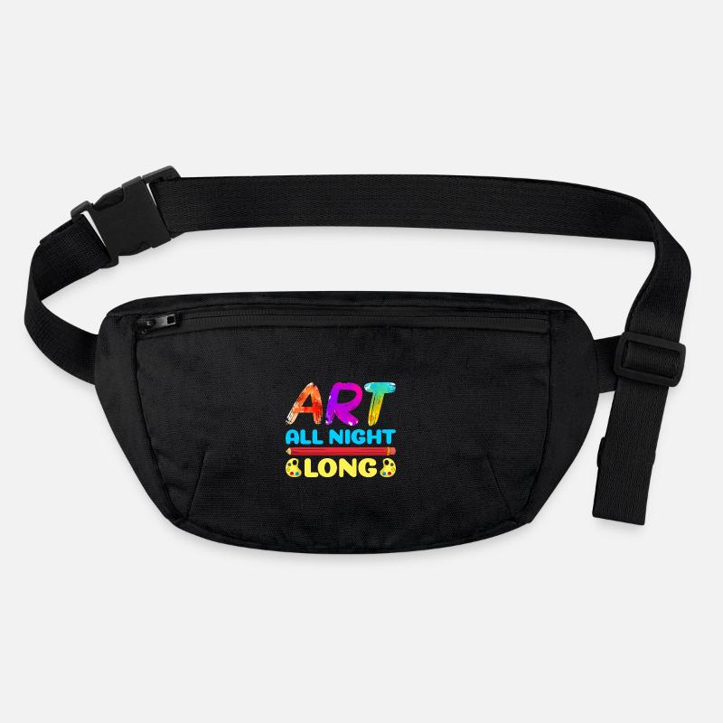 Artist Painter Graphic Art All Night Long Drawings Stanley/Stella recycled Hip Bag 