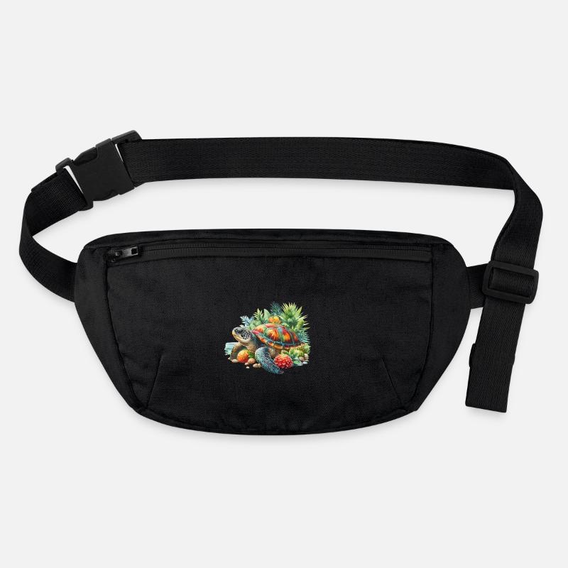 Turtle, Water Turtle, Sea, Earth Day, Nature Stanley/Stella recycled Hip Bag 