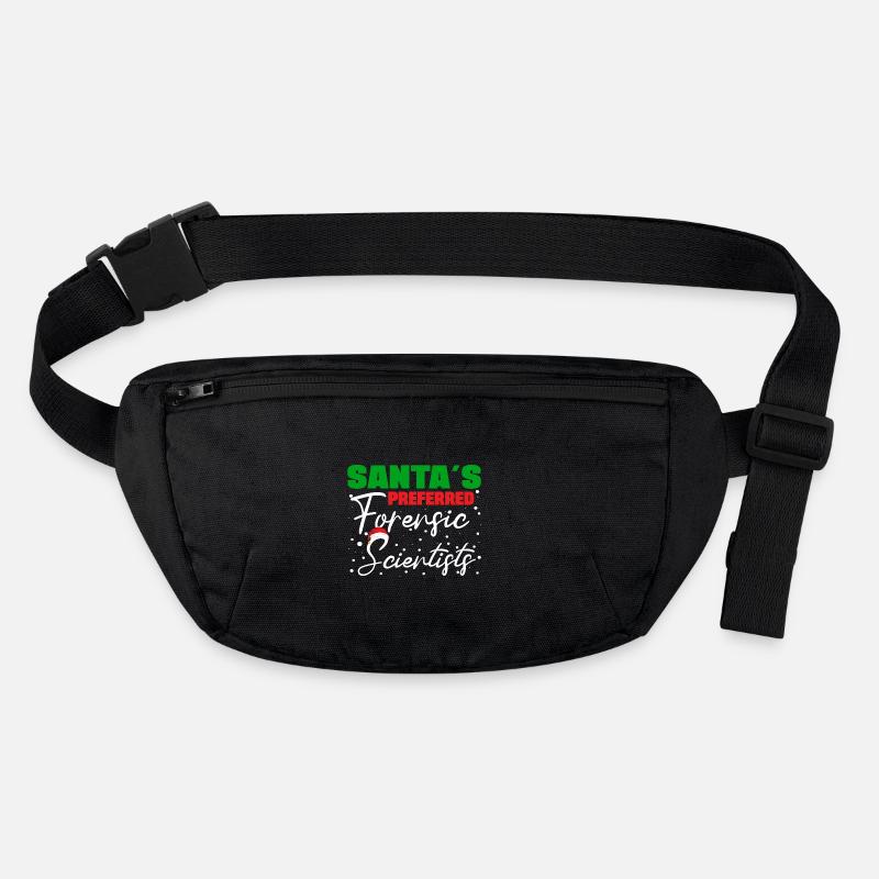 Santa's Preferred Forensic Psychologist Gift Idea Stanley/Stella recycled Hip Bag 