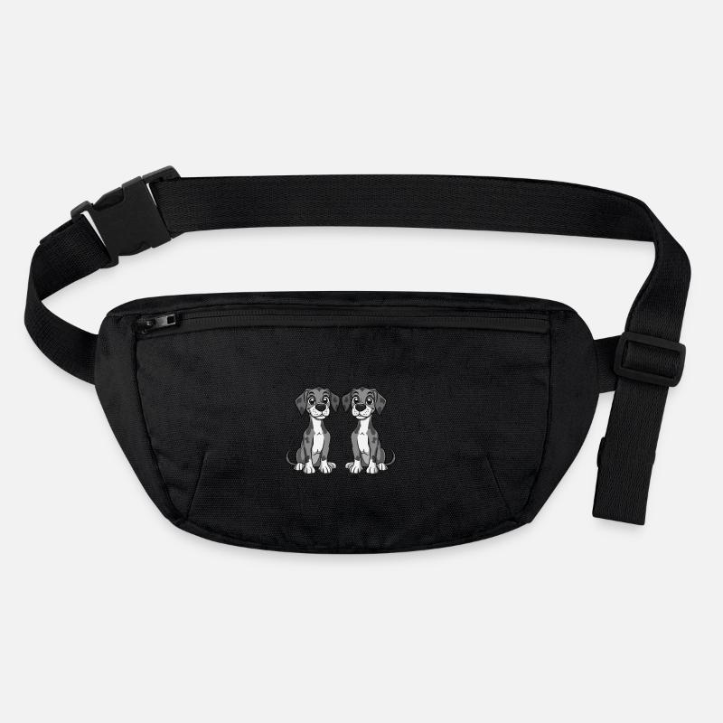 Great Dane Dog Comic Stanley/Stella recycled Hip Bag 