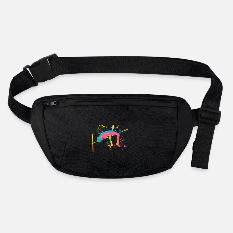 Hochspringer Wasserfarben Hochsprung Stanley/Stella recycelte Gürteltasche