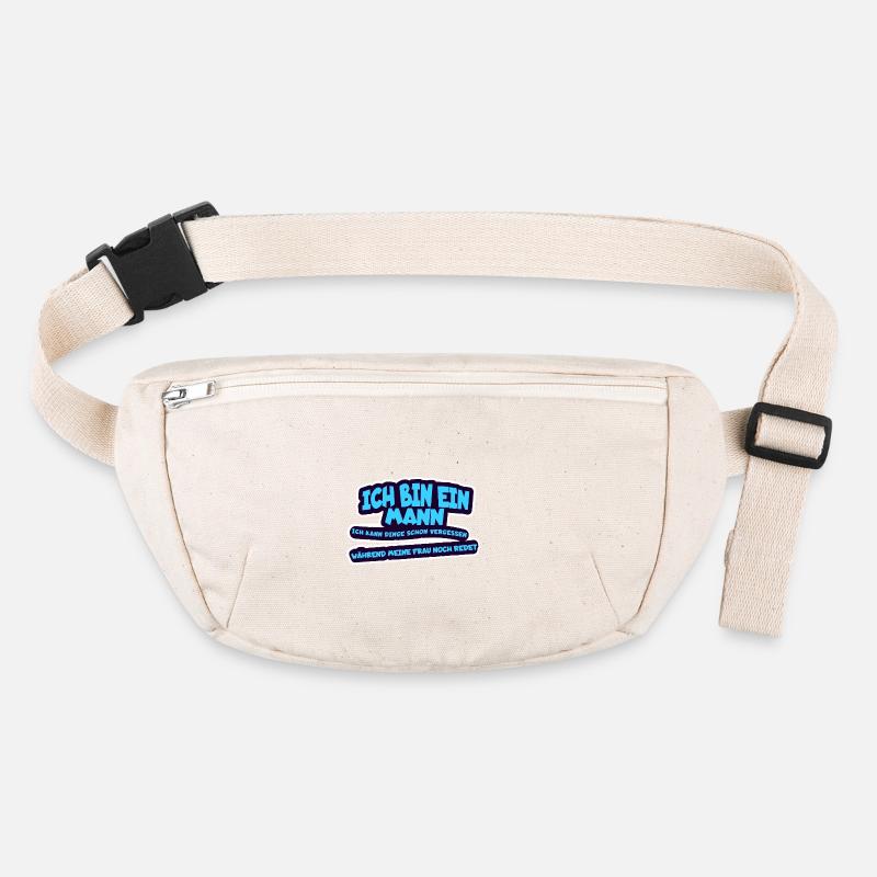 I'm a man, I can forget things Stanley/Stella recycled Hip Bag 