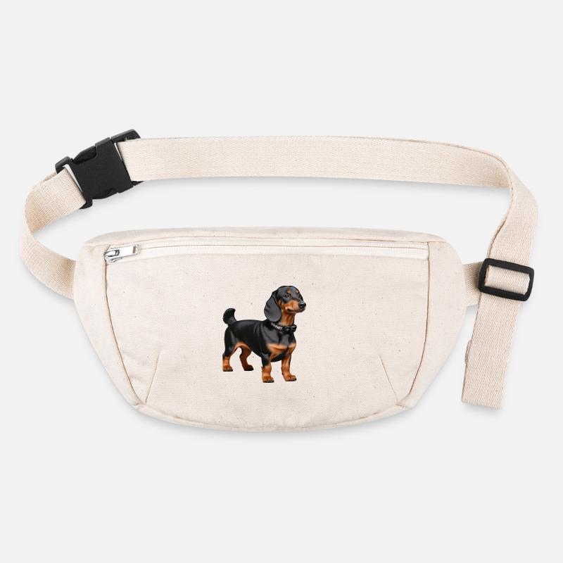 Dachshund Stanley/Stella recycled Hip Bag 
