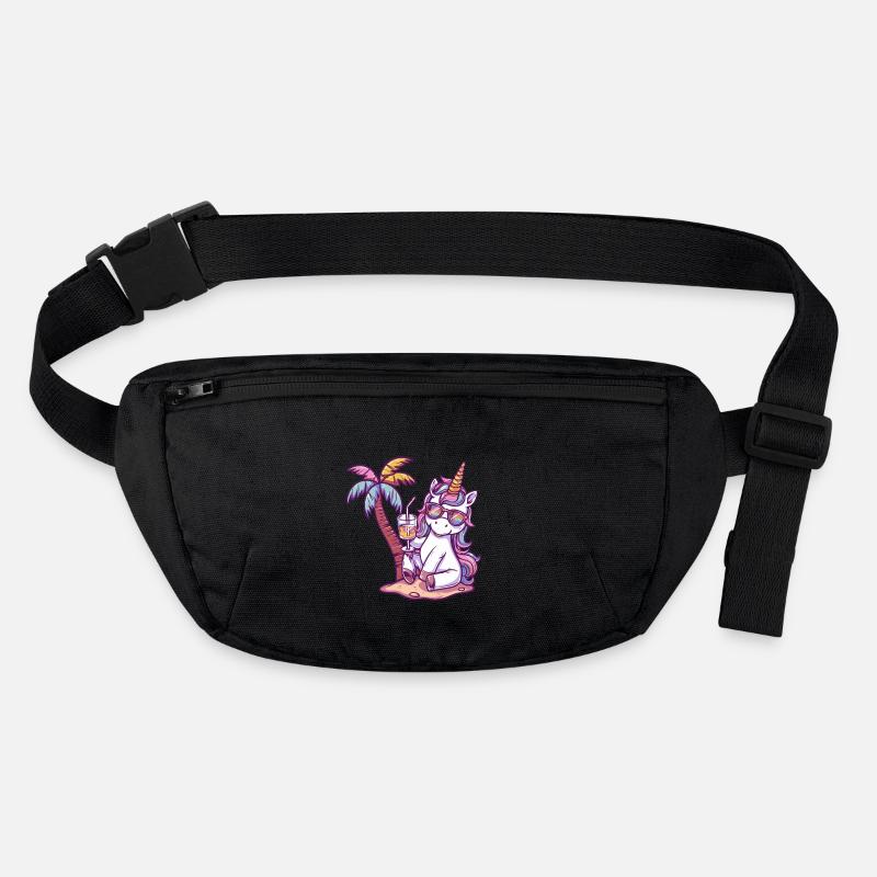 Unicorn Summer Holiday Stanley/Stella recycled Hip Bag 