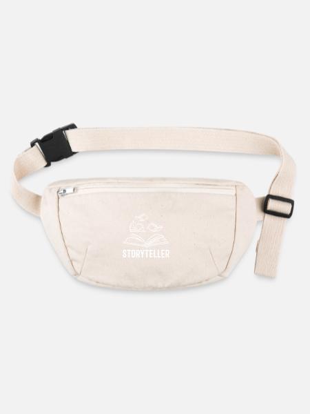 Autor - Stanley/Stella recycelte Gürteltasche - Naturweiß - Vorne