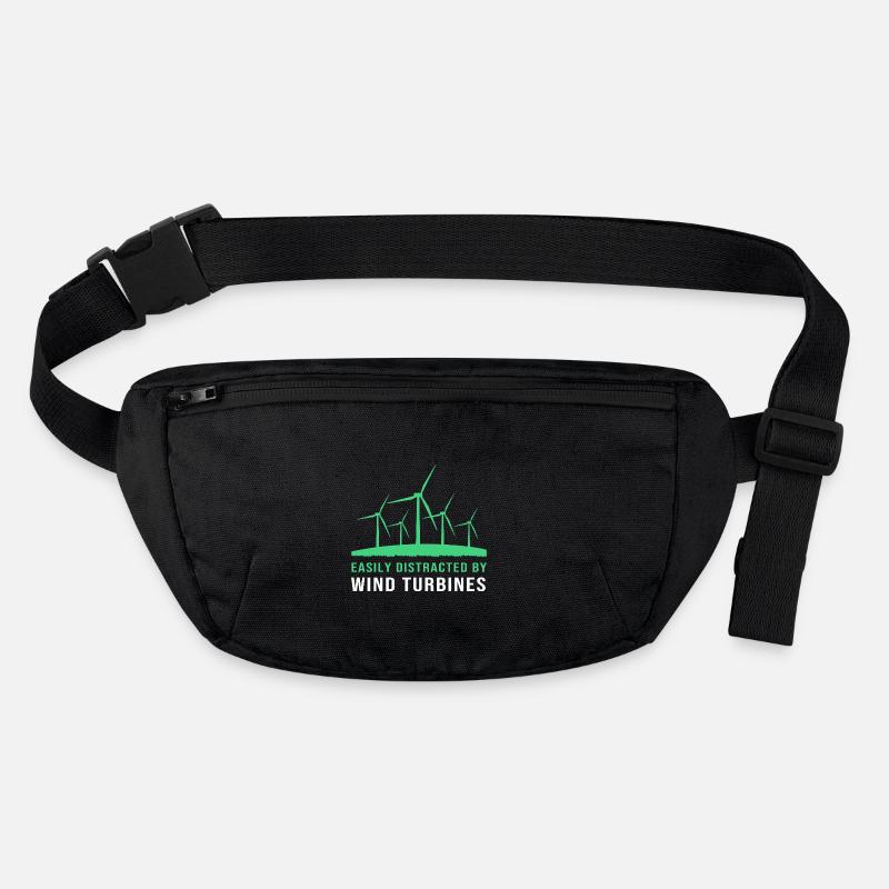 Wind Power Wind Turbine Wind Energy Stanley/Stella recycled Hip Bag 