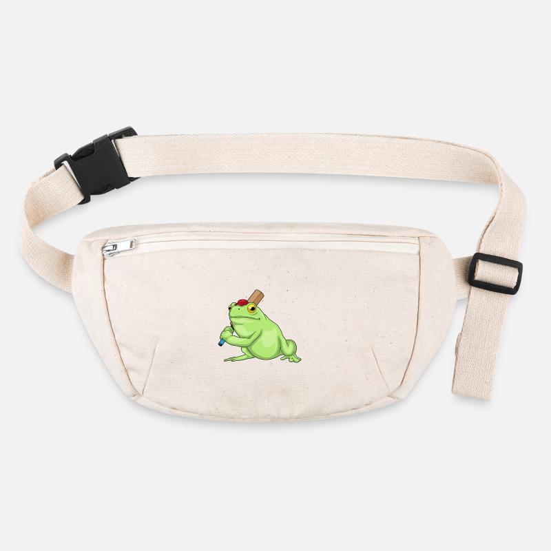 Frog Cricket Cricket Bat Stanley/Stella recycled Hip Bag 