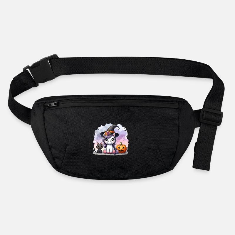 Halloween Licorne Sorcière Chapeau Chat Mignon Citrouille Sac banane recyclé Stanley/Stella