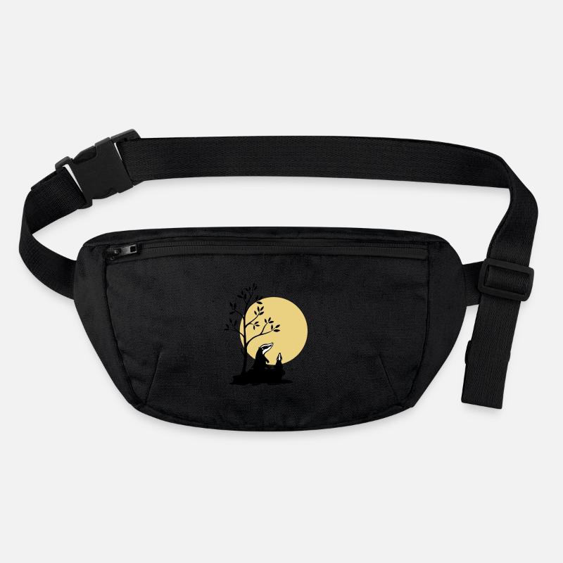 Blaireaux au clair de lune Sac banane recyclé Stanley/Stella