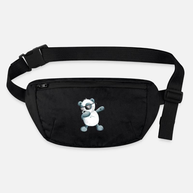 Dabbender Panda I Dab Dance Animals I Dabbing Bear Stanley/Stella recycled Hip Bag 