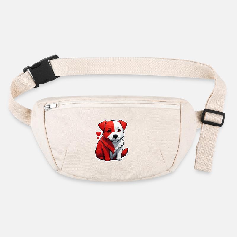 chien rouge Sac banane recyclé Stanley/Stella