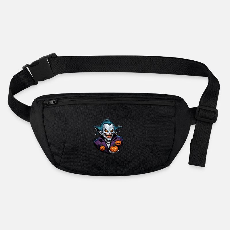Halloween - Vampire Bloodsucker Horror with Pumpkin Stanley/Stella recycled Hip Bag 
