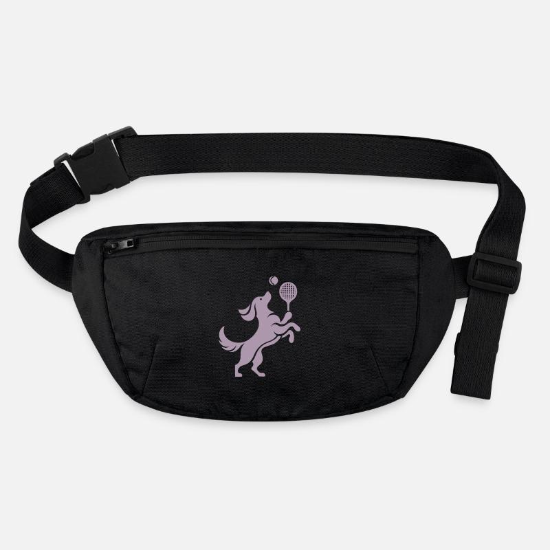 Labrador Chien Tennis Équilibre Silhouette minimalis Sac banane recyclé Stanley/Stella