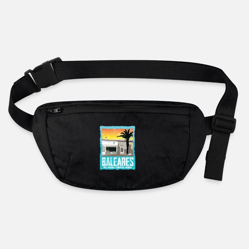 Balearic Islands Sunset Silhouette Stanley/Stella recycled Hip Bag 