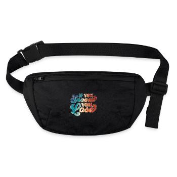 If You Snooze You Lose - Stanley/Stella recycelte Gürteltasche - Schwarz - Vorne