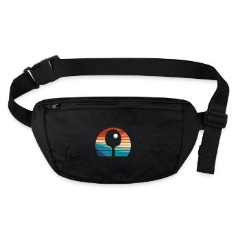 Cool Table Tennis Vintage Design - Stanley/Stella recycled Hip Bag  - black - Front