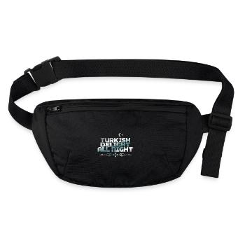 Turkish Delight - Stanley/Stella recycled Hip Bag  - black - Front