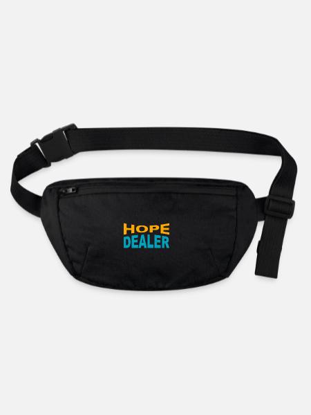 Hope Dealer - christian Jesus Design - Sac banane recyclé Stanley/Stella - noir - Devant