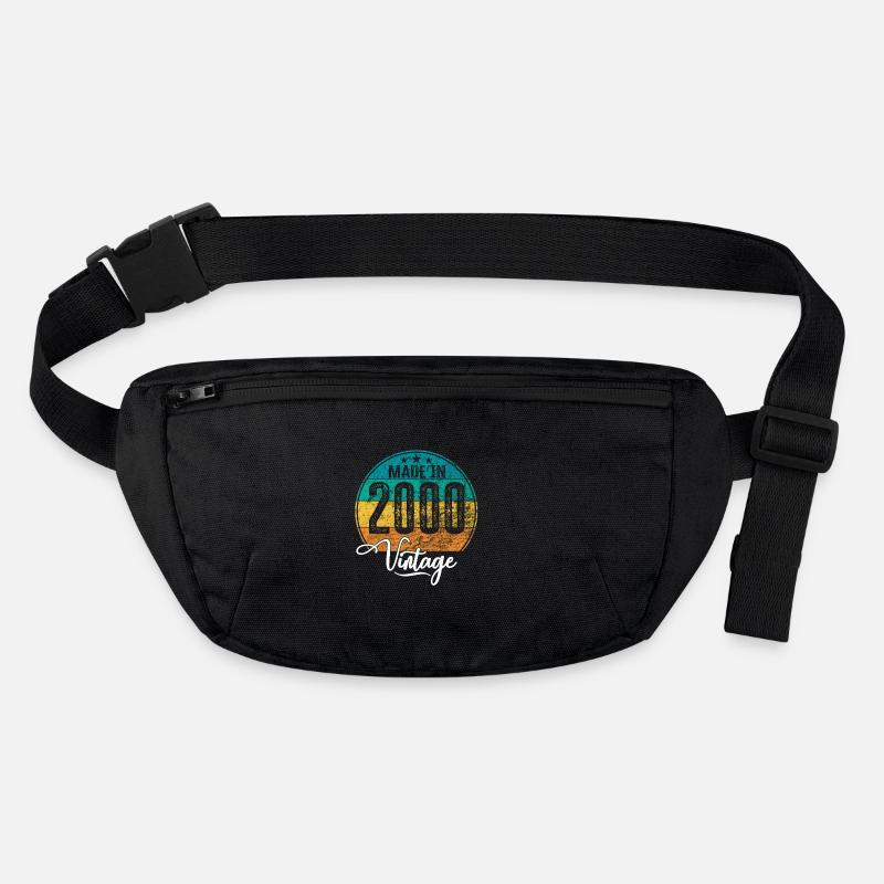 Vintage Made in 2000 Geburtsjahr 2000 Geburtstag Stanley/Stella recycelte Gürteltasche