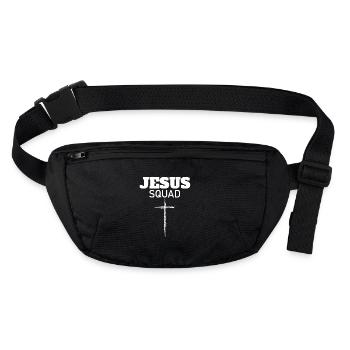 Jesus Squad - J’aime Jésus - Sac banane recyclé Stanley/Stella - noir - Devant