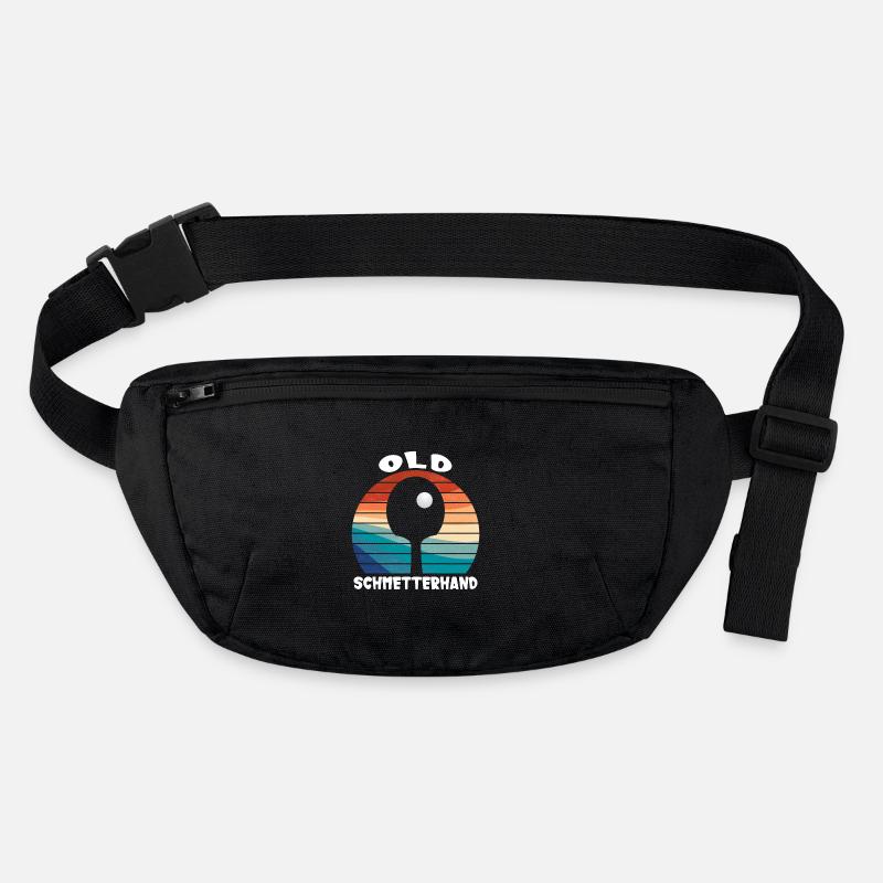 Old Butterfly Hand Table Tennis Design Stanley/Stella recycled Hip Bag 