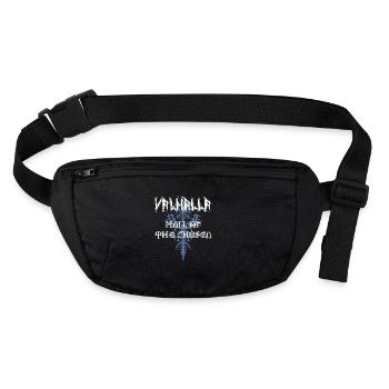 Valhalla - Hall of the chosen - Stanley/Stella recycled Hip Bag  - black - Front