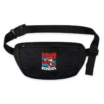 RAWR - Dernier jour d’école - cooles Schul Ende - Sac banane recyclé Stanley/Stella - noir - Devant