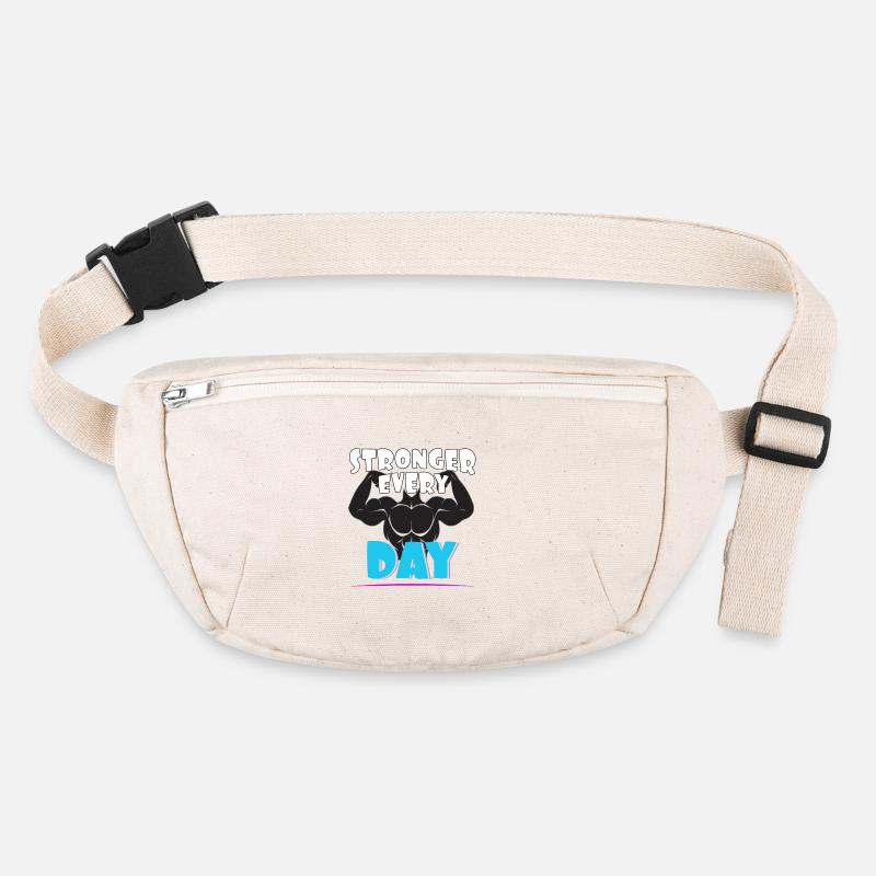 Plus fort chaque jour Sac banane recyclé Stanley/Stella