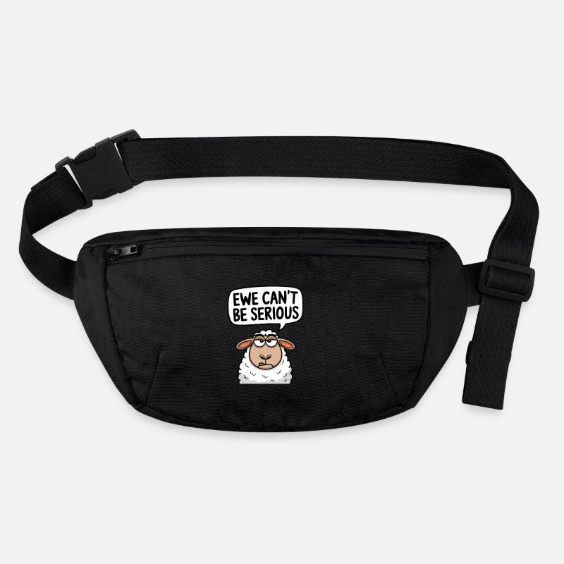 Ewe cant be serious - funny sheep design Stanley/Stella recycled Hip Bag 