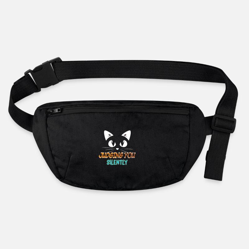 Chat - Je te condamne en silence Sac banane recyclé Stanley/Stella