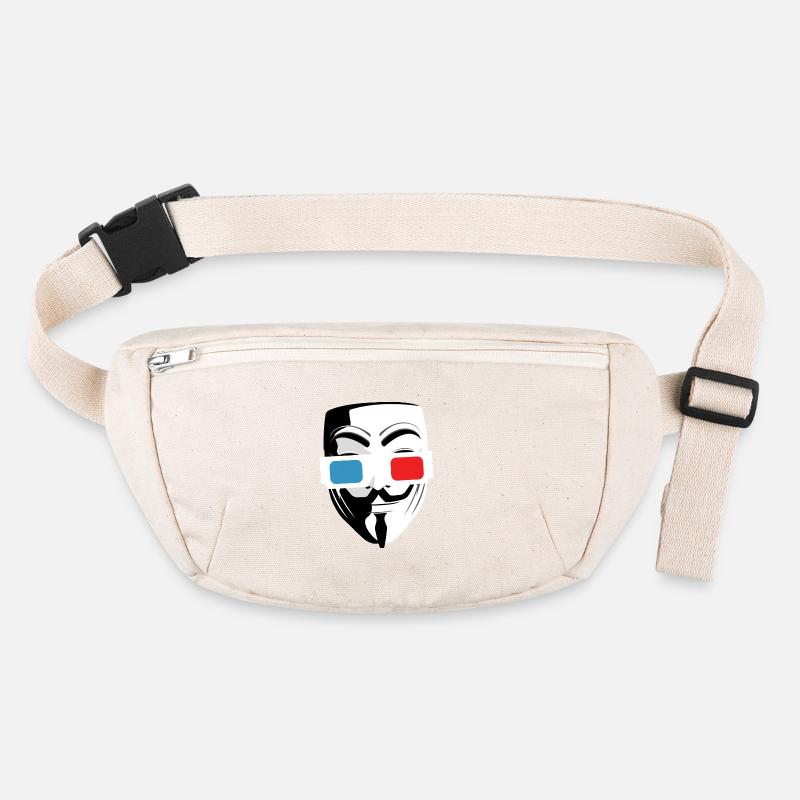 3D cinema glasses mask Stanley/Stella recycled Hip Bag 