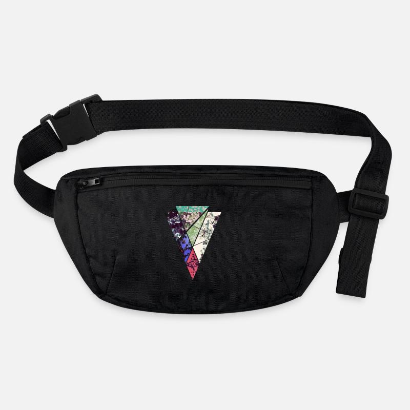 TRI_1 - triangle, ornament, vintage, spring, cool Stanley/Stella recycled Hip Bag 