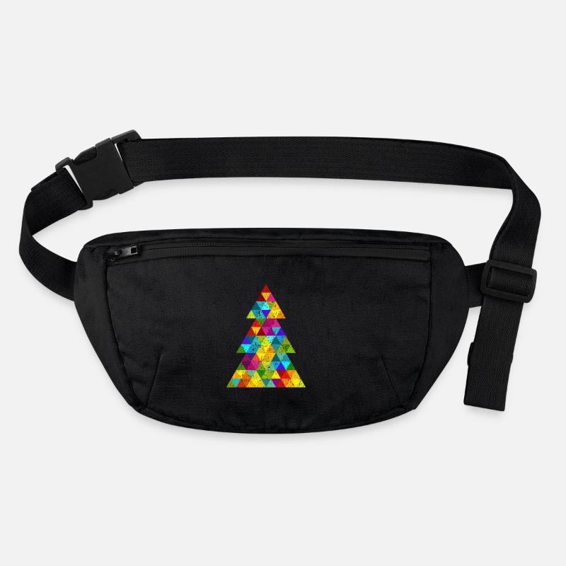 coloré de Noël Oh Christmas Tree Hipster grunge Sac banane recyclé Stanley/Stella