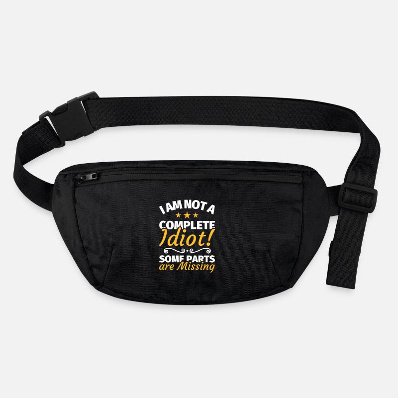 Idiot dork stupid funny saying Stanley/Stella recycled Hip Bag 